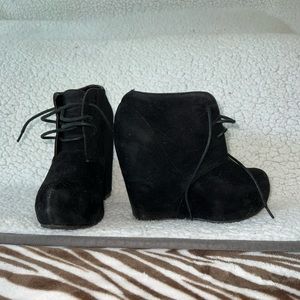 Black Platform Heels